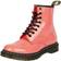 Dr. Martens 1460 Women's Patent Leather Lace Up Boots - Coral