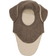 Huttelihut Wool Fleece Balaclava - Brown Melange (460204-2152)