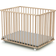 Webaby Parque Grande Para Bebe Plegable Blanco Y Gris