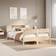 vidaXL Solid Pine Sengeramme 155.5x205.5cm