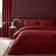 Catherine Lansfield Kingsley Duvet Cover Red (200x135cm)