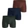 Björn Borg Microfiber Boxer 3-pack - Green/Navy/Brown