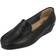 Down To Earth Leather Wedge - Black