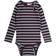 Petit Piao Modal Bodysuit - Dark Cherry Multi Stripe (PP331)