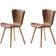 FJORDFORM Sunburn Light Brown/White Oak Køkkenstol 82.5cm 2stk