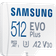 Western Digital EVO Plus microSDXC Class 10 UHS-l U3 V30 A2 160/120MB/s 512GB +SD adapter