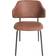 Beliani Modern Brown Kitchen Chair 82cm 2pcs