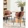 Beliani Modern Brown Kitchen Chair 82cm 2pcs