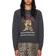Ganni Graphic Wool Mix Tiger Crewneck Pullover - Grey