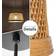 Paco Home Retro Bar Natural Pendellampa ∅ 42cm