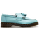 Dr. Martens Adrian Yellow Stitch Smooth Leather Tassel Loafers - Card Blue