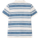 Polo Ralph Lauren Boy's Striped Cotton Mesh Polo Shirt - Printed Patina Stripe