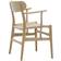 Carl Hansen & Søn CH26 Oiled Oak/Walnut/Natural Kitchen Chair 79cm