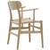 Carl Hansen & Søn CH26 Oiled Oak/Walnut/Natural Køkkenstol 79cm