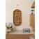 Ferm Living Dorm Oval Oiled Oak Wandregal 54cm