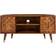 Media Unit Dark Brown TV Bench 115x57cm