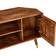 Media Unit Dark Brown TV Bench 115x57cm