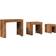 vidaXL 856672 Satsbord 30x61cm 3st