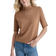 DKNY Mock Neck Logo Sweater - Brown