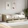 vidaXL Daybed with Drawer Sonoma Oak Soffa 203cm 3-sits