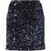 Pieces Kam Sequin Mini Skirt - Black