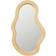 ferm LIVING Pond Medium Rattan Natural Vægspejl 40x72.5cm