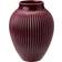 Knabstrup Ripple Berry Wine Red Vas 27cm