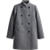 H&M Double-Breasted Coat - Gray