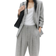 H&M Wide Pants - Gray Melange