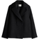 H&M Pea Coat - Black Mottled