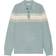 Marine Layer Ellias Chest Stripe Sweater Polo - Driftwood Blue Stripe