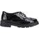 Hush Puppies Junior Girl's Maxine School Shoes - Black Patent