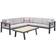 Armen Living Nofi Sectional Outdoor Lounge Set