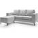 Abakus Direct Capri Light Grey Sofa 200cm 3 Seater