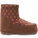 Moon Boot No Lace Quilted Boots - Brown