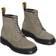 Dr. Martens 1460 Milled Nubuck Leather Lace Up Boots - Nickel Gray