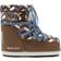 Moon Boot Icon Low Optical-Print Boots - Brown/Elephant Grey