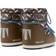 Moon Boot Icon Low Optical-Print Boots - Brown/Elephant Grey