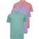 BadRhino Big & Tall Tipped Polo Shirts 3-pack - Mineral Blue/Rose Pink/Violet Purple