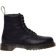 Dr. Martens 1460 Faux Fur Lined Grizzly Leather Lace Up Boots - Black