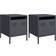 vidaXL 851249 Anthracite Grey Sängbord 39x35cm 2st