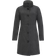 s.Oliver Twill Coat with Knitted Stand Up Collar and Pockets - Dark Gray