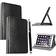 Mobile Stuff 10inch Tablet Case Cover - Universal Leather Stand Case Folio Cover Magic Leather 360° Rotating Case Fits for ALL 10" Inch & 10.1" Inch Tablets + Stylus Pen BLACK