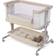 Costway Baby Bassinet Bedside Sleeper with 6-Level Adjustable Height 25x34.5"
