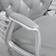 Properav Extra Ergonomic Swivel Diamond Tufted Grey Office Chair 103cm
