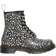Dr. Martens 1460 Leopard Smooth Leather Lace Up Boots - Gunmetal