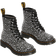 Dr. Martens 1460 Leopard Smooth Leather Lace Up Boots - Gunmetal