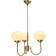 PR Home Leah Cream/Brass Pendellampa 59cm