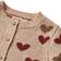 Wheat Jacquard Hearts Cardigan - Offwhite (0566k-572 -3191)