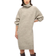 Superdry Chunky Rib Knit Jumper Dress - Light Grey Twist